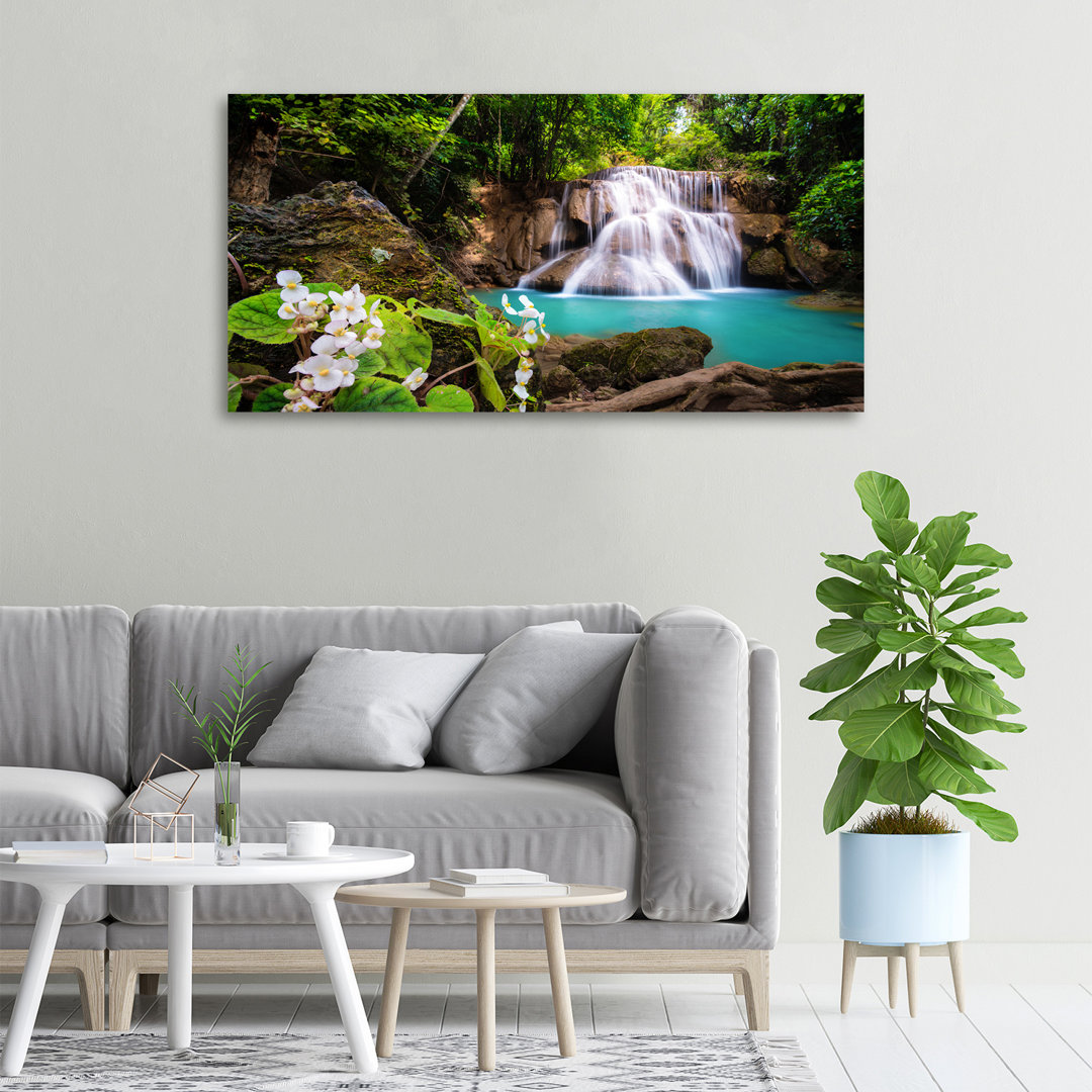 Wasserfall Thailand - Kunstdrucke auf Leinwand