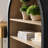 Nolan 74" Tall Arched Storage Display Cabinet Bookshelf-107335478