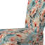 Chaise d'appoint rembourrée bohémienne rose et bleue