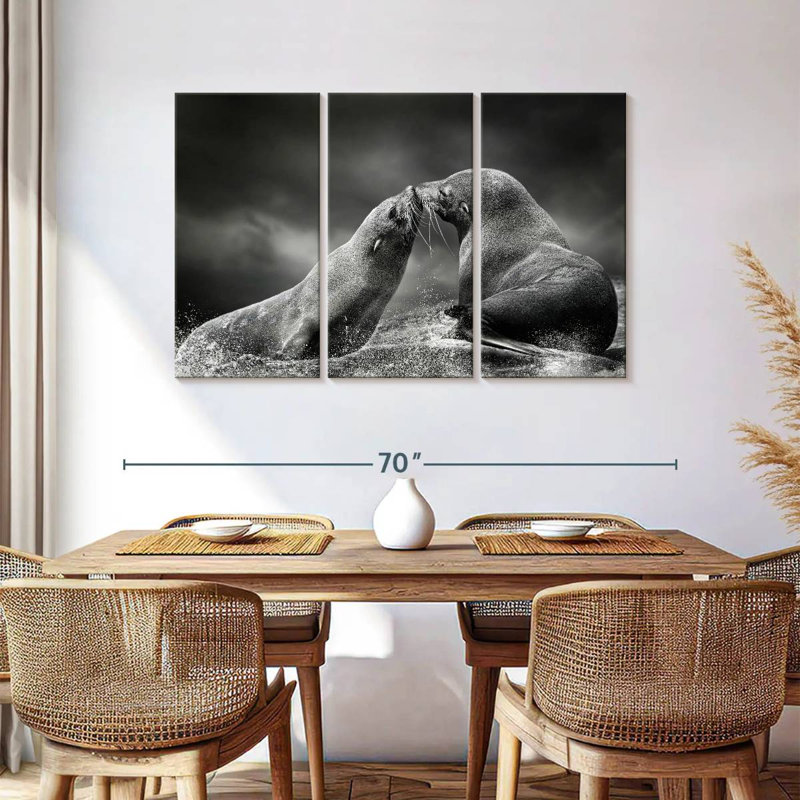 Brampt Seal Love, 36" H x 57" W