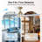 52" High-Airflow Ceiling Fan with Light - Quiet DC Motor, 3CCT Memory LED, Reversible 6-Speed Max 6500CFM-606956024-606956029
