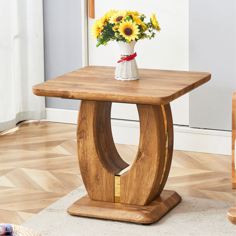 Table basse en bois aggloméré à texture minimaliste moderne. Ajoutez une atmosphère calme et confortable à votre maison. Table basse en MDF, autocollant texturé, table d'appoint.
