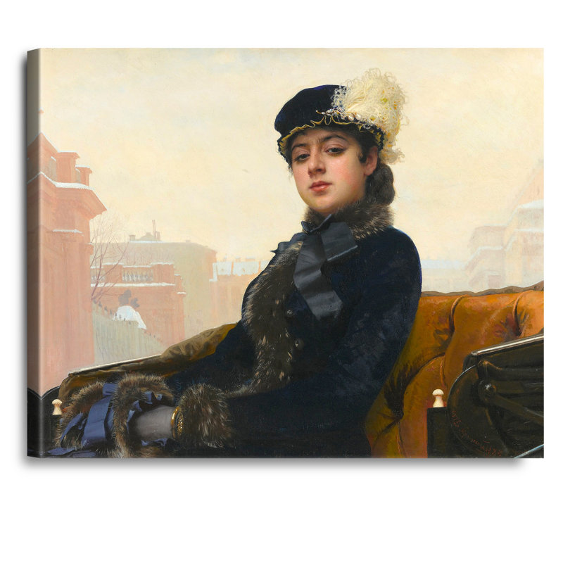 Reproduction d'art classique, reproduction d'art numérique sur toile, art mural Kramsky, Toile tendue, H 20 po x l 16 po