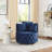 Button Tufted Velvet Upholstered Swivel Chair-538066447