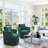 Blendia Upholstered Swivel Barrel Chair (Set Of 2)-137270793