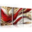 60*40,3Pcs Framed Red Gold Canvas Wall Art Abstract Marble Gilt Wall Decor Pictures Modern Red And Gold Paintings.-1391355996