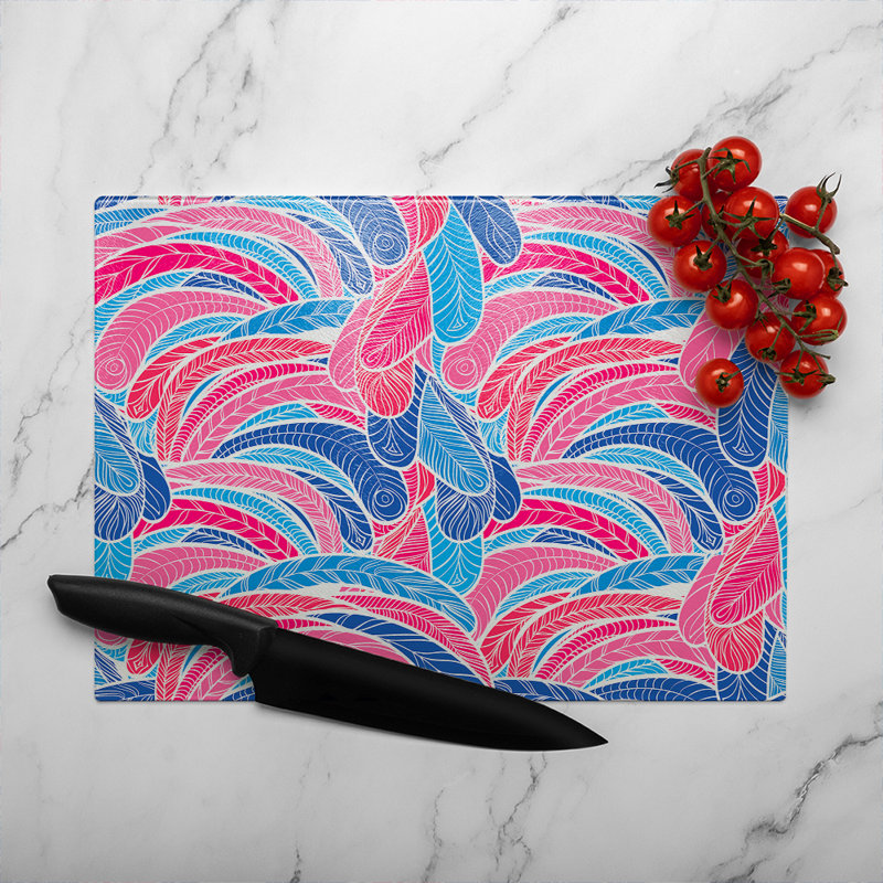 Boho Glass Chopping Board