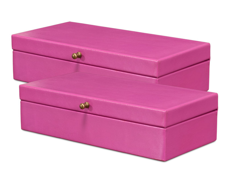 Gatsburg Handmade Decorative Box, Pink