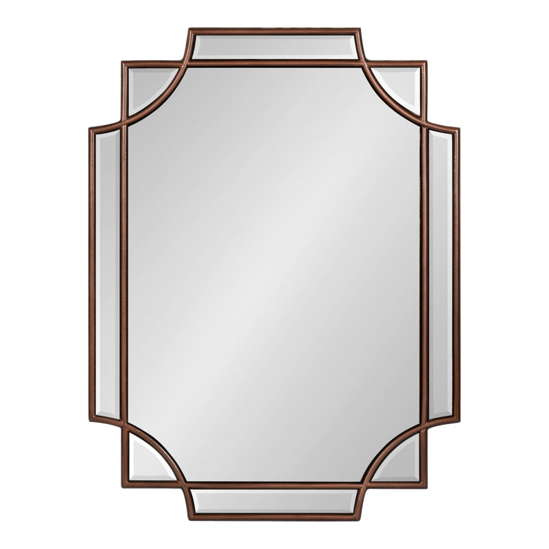 Ocilla Flat Mirror, Bronze, 24" x 18"