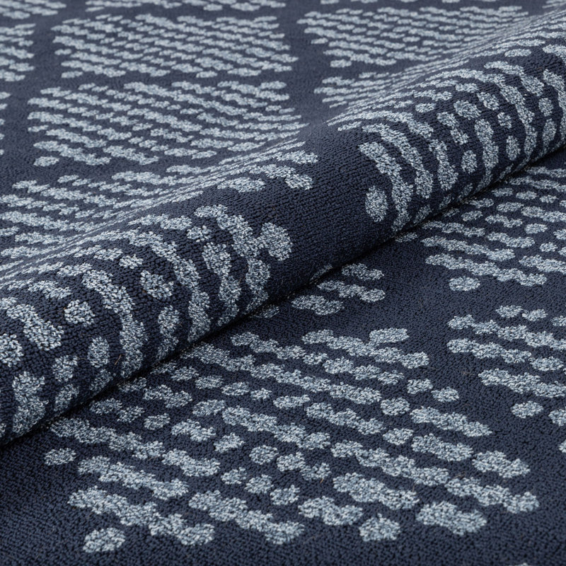 Loop-De-Loop Geometric Synthetic Area Rug, Rectangle 120 x 180cm