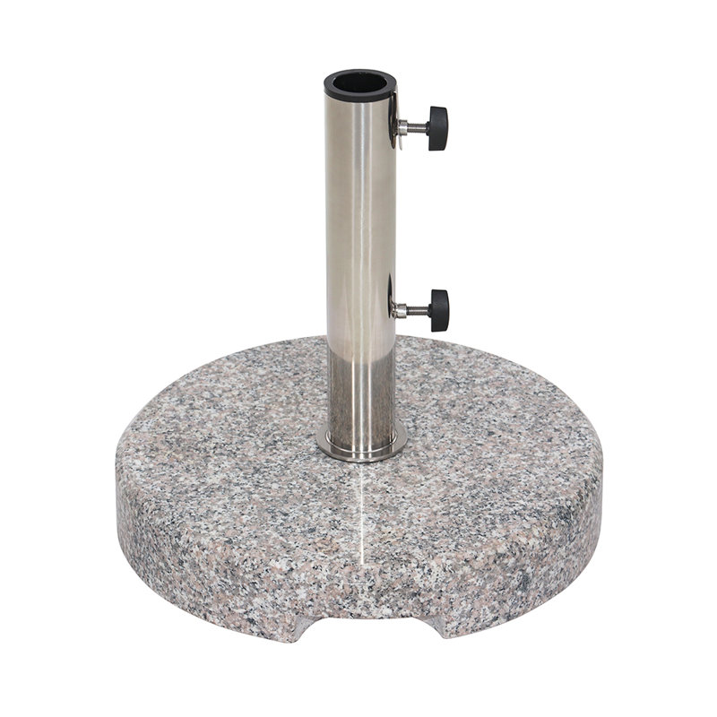 Base de parasol en pierre de granit robuste Nele 42 lb