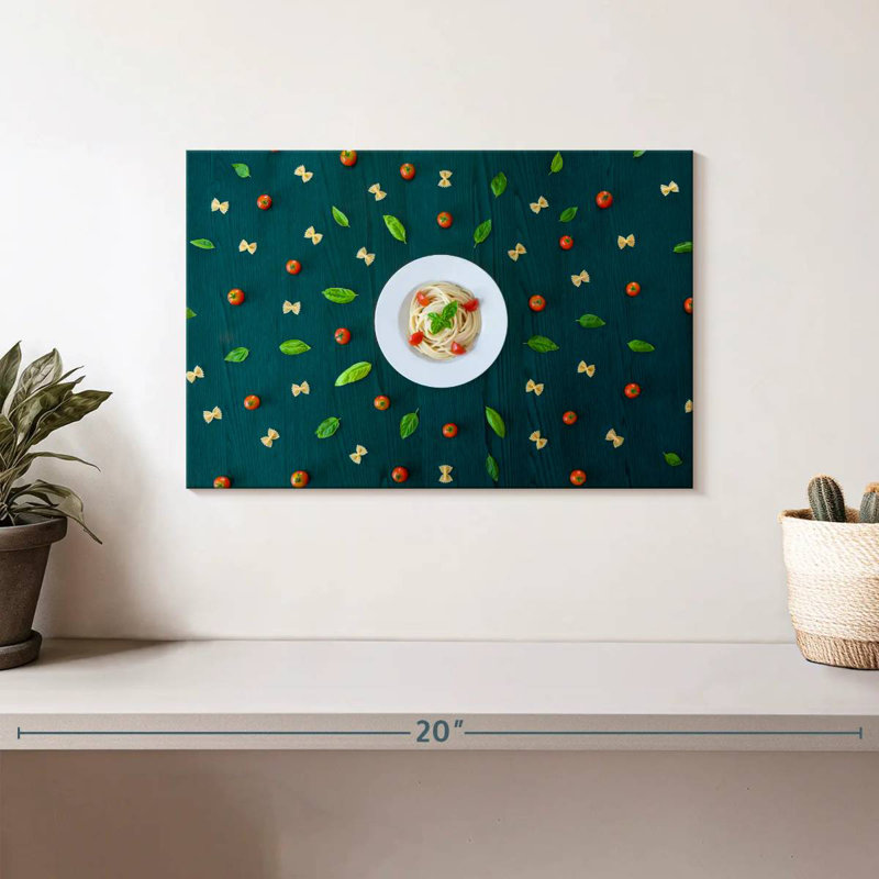 Italian Pasta Pattern, 8" H x 12" W