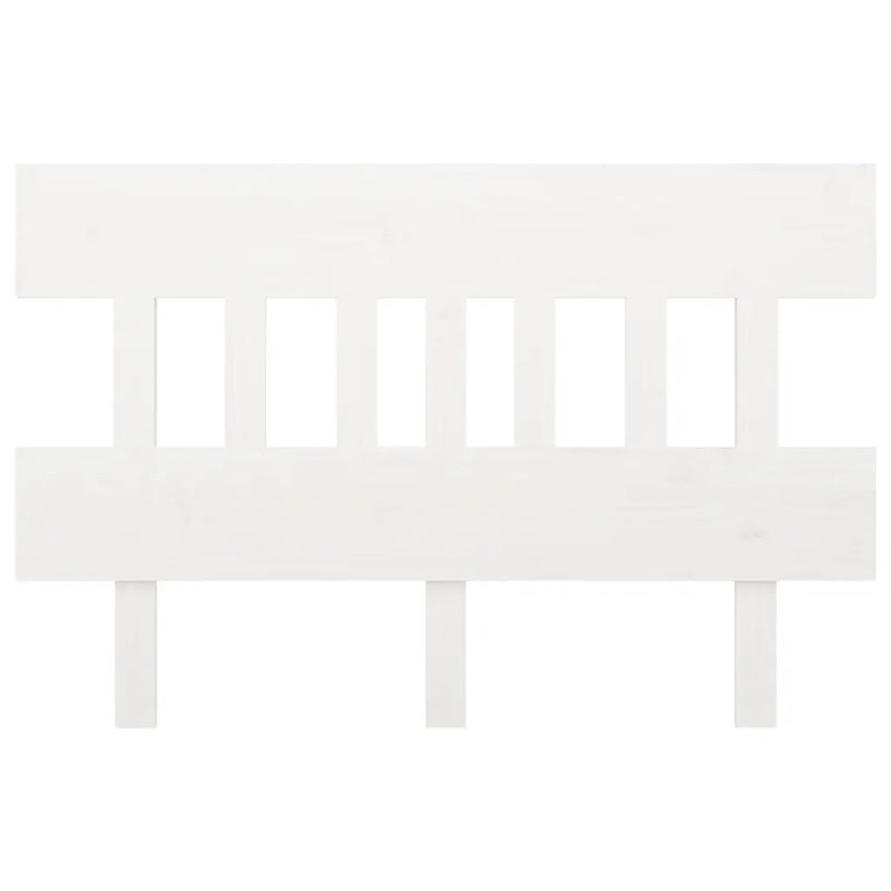 Jasdev Solid Wood Headboard, White