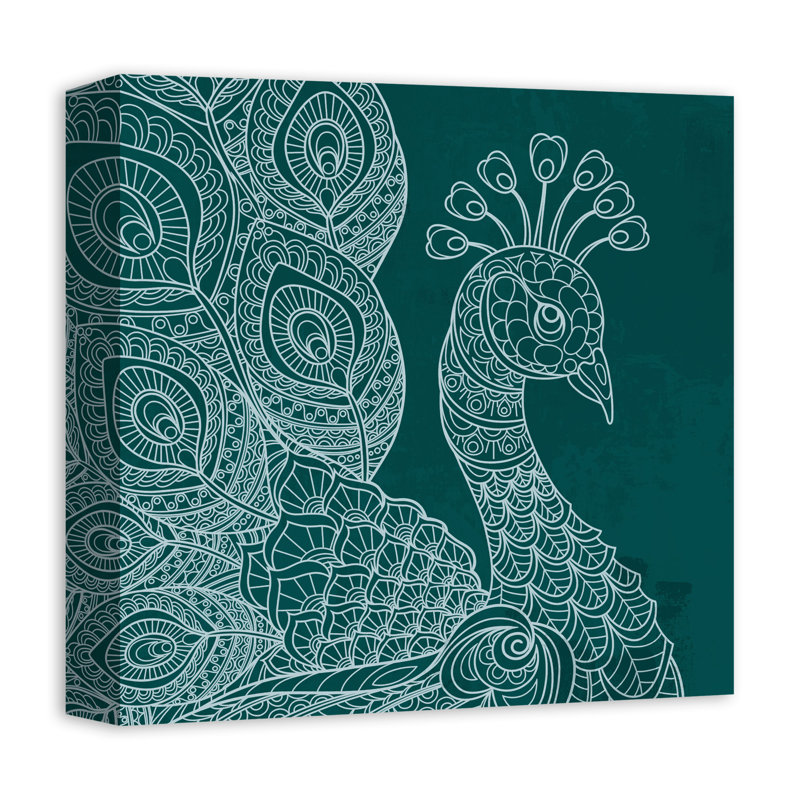 " Line Pattern Peacock "