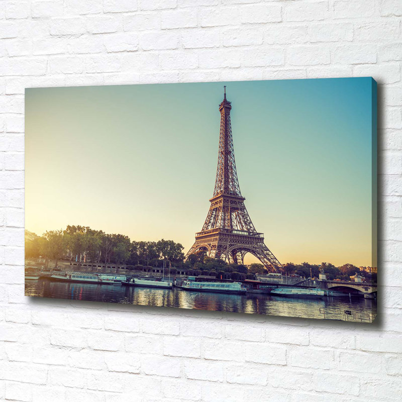 Eiffel Tower Paris - Wrapped Canvas Print
