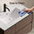 36Inch Bathroom Vessel Sink, Ceramic Bathroom Vanity Sink Top Without Overflow