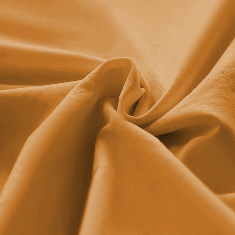 Microfiber Machine Tufted - Set of 2, Ochre