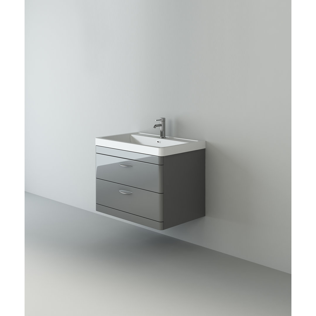 Susanna 800mm Wall Hung Single Vanity Unit