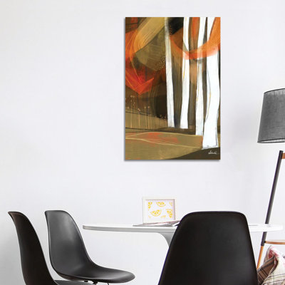 Ethereal Fall Forest 1 Piece Wall Art on Canvas