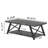 Hulste 47" Coffee Table with Storage Shelf, Gray-1312003862