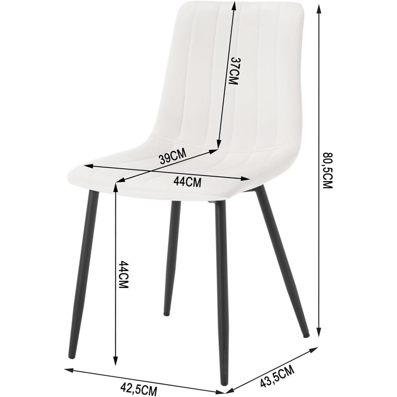 Aghaboy 44.00cm H Velvet Upholstered Side Chair, Beige