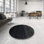Tapis de zone noire contemporaine Rosenbalm-614831564