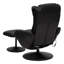 Fauteuil inclinable en cuir LeatherSoft à positions multiples avec fonction de massage, pochette latérale et repose-pieds Casey-Jane-91711869