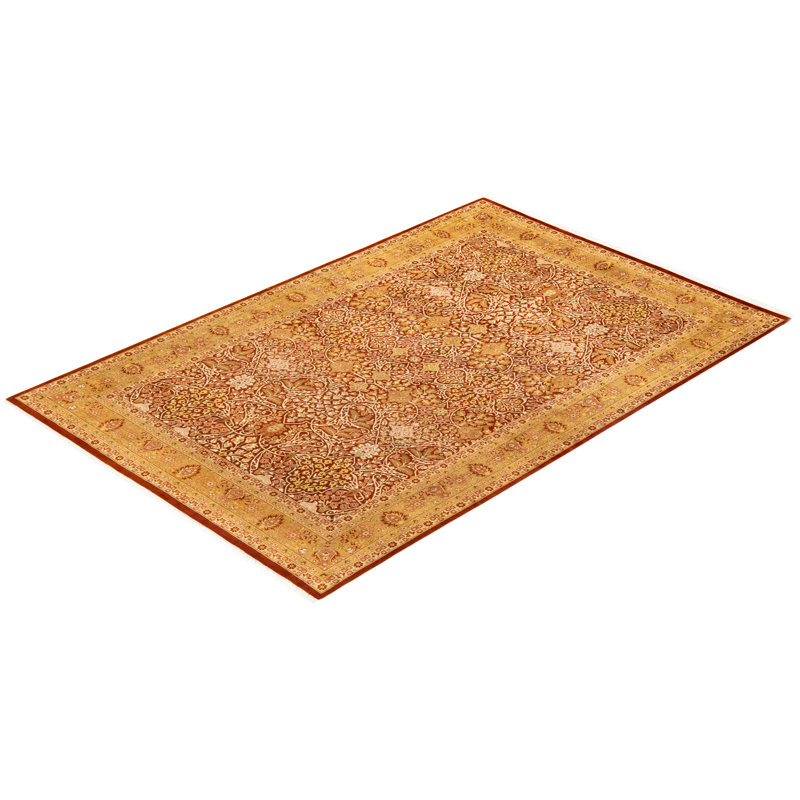Classic One-of-a-Kind 6' 1" X 9' 4" Hand Knotted Area Rug