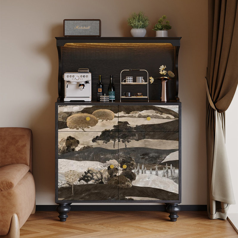 Buffet et armoire bol style français rétro