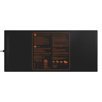 1 Pack Seedling Heat Mat 48"x 20.75",MET-Certified Warm Hydroponic Plant Heating Pad for Seed Starting, Waterproof Heating Mats for Germination, Indoor Gardening, Greenhouse