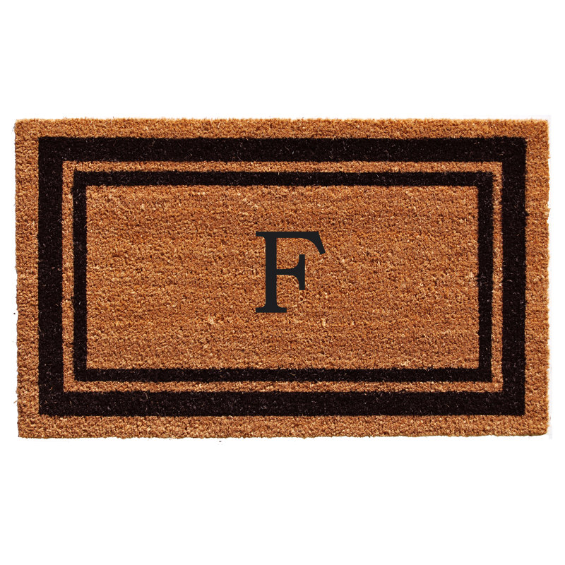 Tapis d'entrée antidérapant Stortz, Brun / Noir, F, Rectangle 3 pi x 6 pi