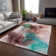 Premium Machine Washable Cerrito AMF513 Burgundy Rug