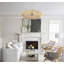 Grand luminaire suspendu en rotin naturel moderne