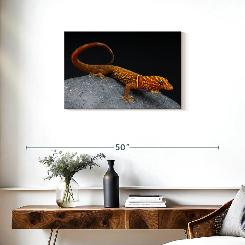 Brampt Gecko, 20" H x 30" W