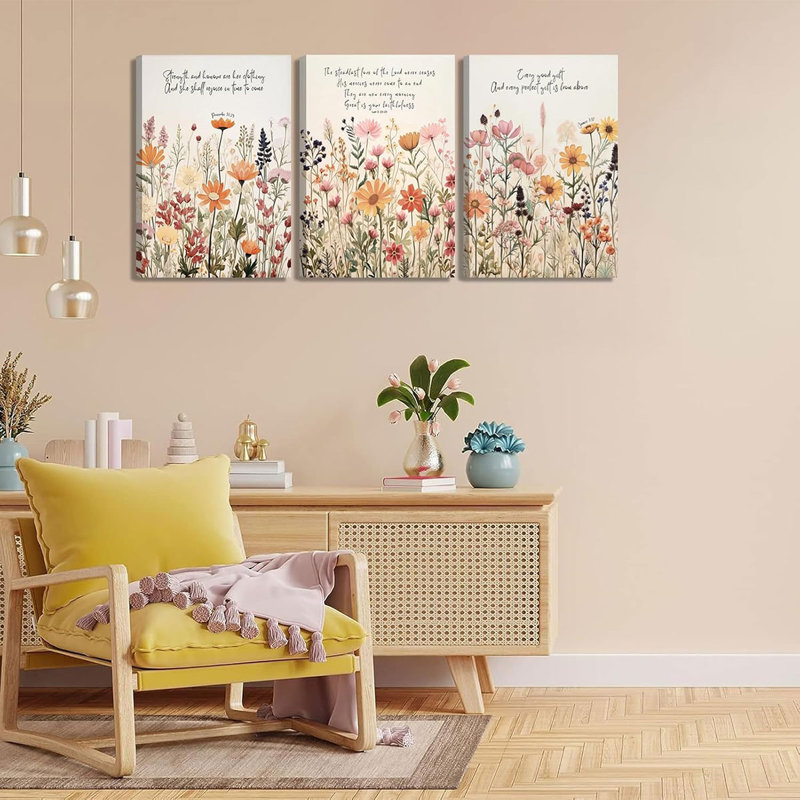 3 Piece Wrapped Canvas Print