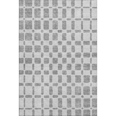 Premium Machine Washable Prisco Gray Rug