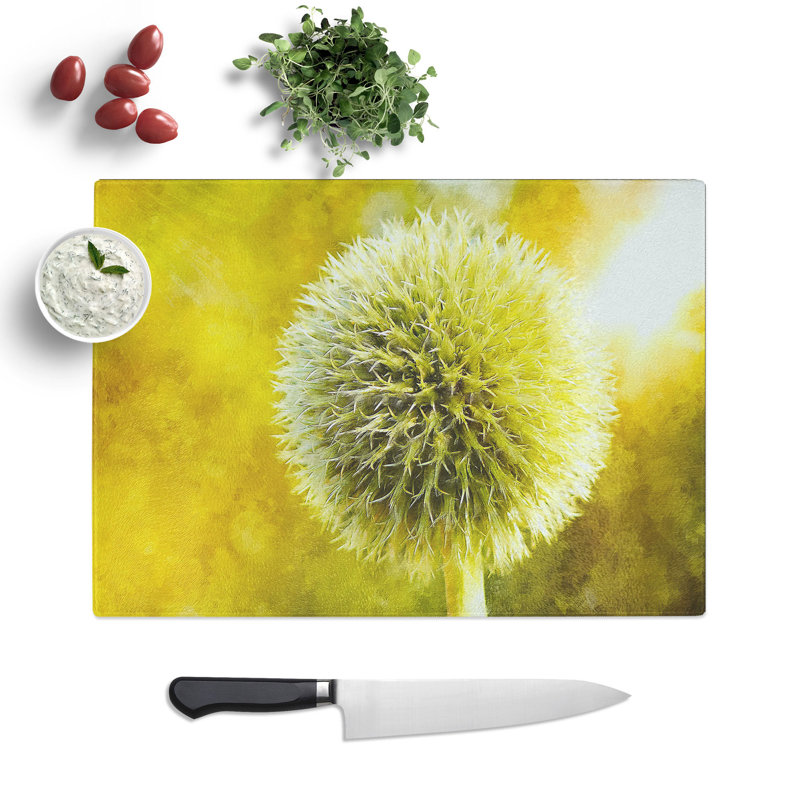 Thistle Flower Vol.2 Chopping Board, 0.4cm H x 28.5cm W x 39cm L