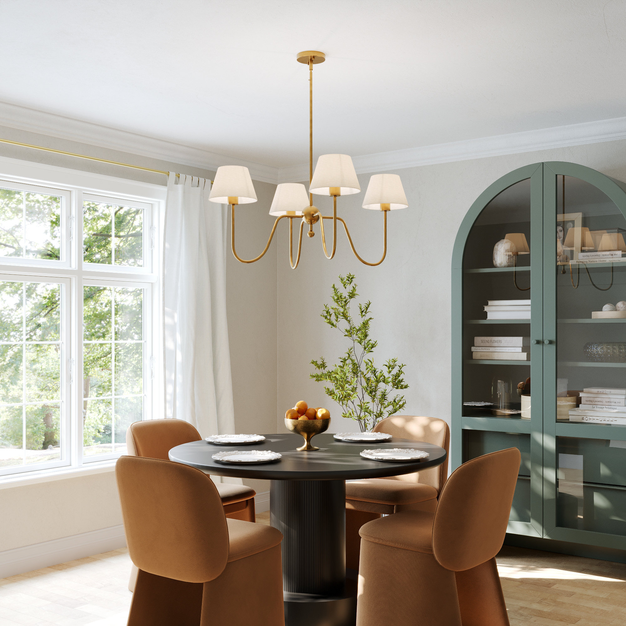 Beacon 4 - Light Dimmable Traditional Chandelier