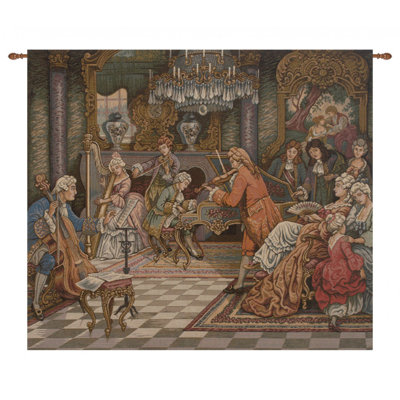 Italian Loom Woven Cotton Blend Wall Hanging