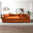 Velours orange sélectionné