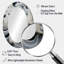 Miroir mural ovale noir et blanc II-930588527