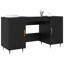 Desk With Shelf 140 X 50 X 75 Cm Engineered Wood-456705235