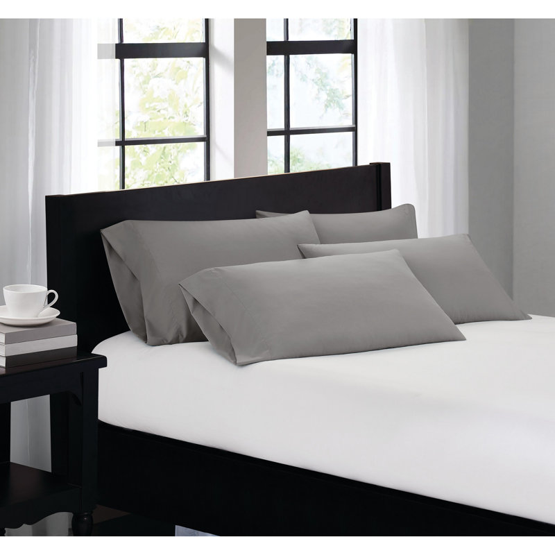 4 Piece Pillowcase Case Pack, Navy, Standard Pillowcase