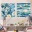 Alleta - Ensemble de 2 collages nautiques et carrés de plage-101848214-101848215