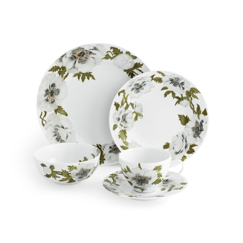 Anemone Dinnerware 5 Piece Set