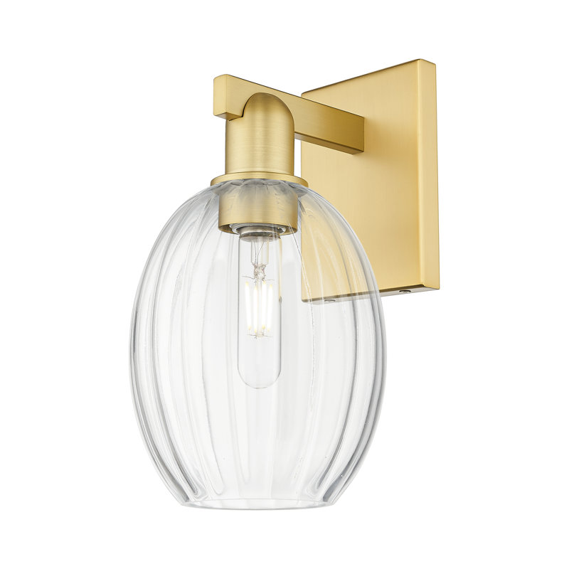 Preston 1 Light Bell Shade Wallmounted Sconce