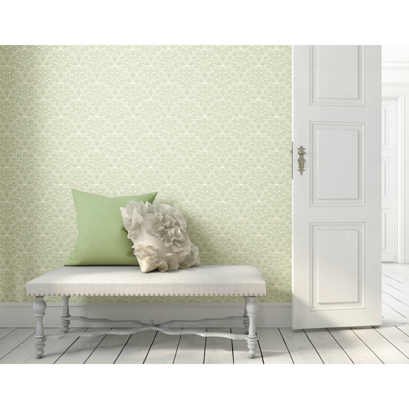 Lersch 10m x 50cm Matte Wallpaper Roll, Green