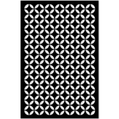 48'' x 32'' Moorish Circles Vinyl Privacy Screen