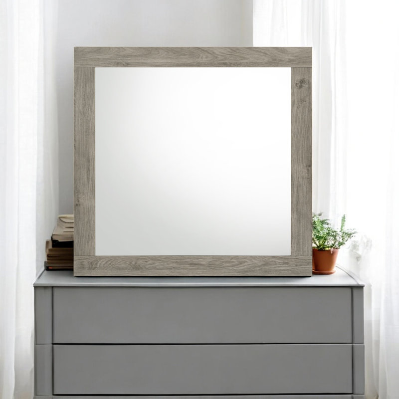 Mirror, Light Gray Finish