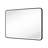 Arloine Metal Beveled Bathroom Vanity Mirror Rounded Wall Mirror -1897459984